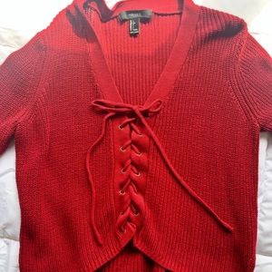 Knitted Red Sweater